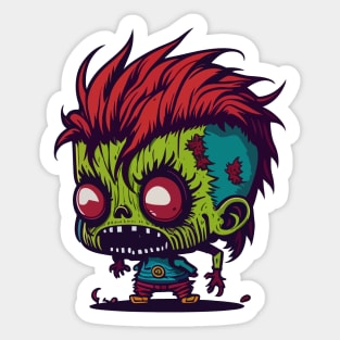 Cute Zombie Sticker